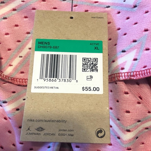 Jordan Dri-FIT Sport AOP Diamond Shorts NWT - Picture 4 of 8